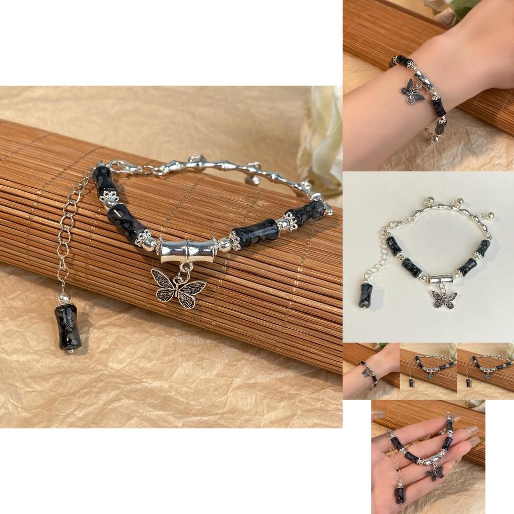 Chic Alloy Butterfly Tassel Bracelet For Women Ideal For Everyday Wear