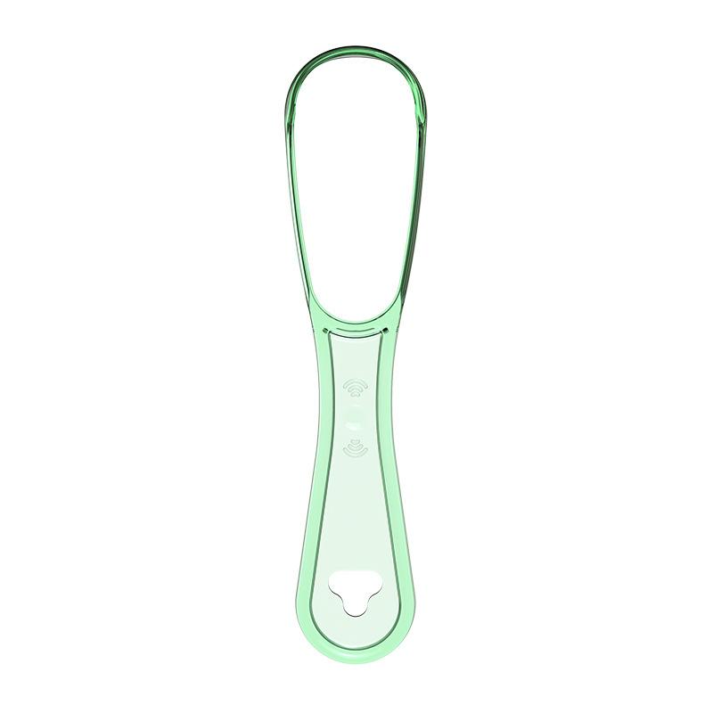 

Reusable Tongue Scraper For Adults Food-Grade Plastic Tongue Cleaner Fresh Breath Removal Tool світло-зелений колір