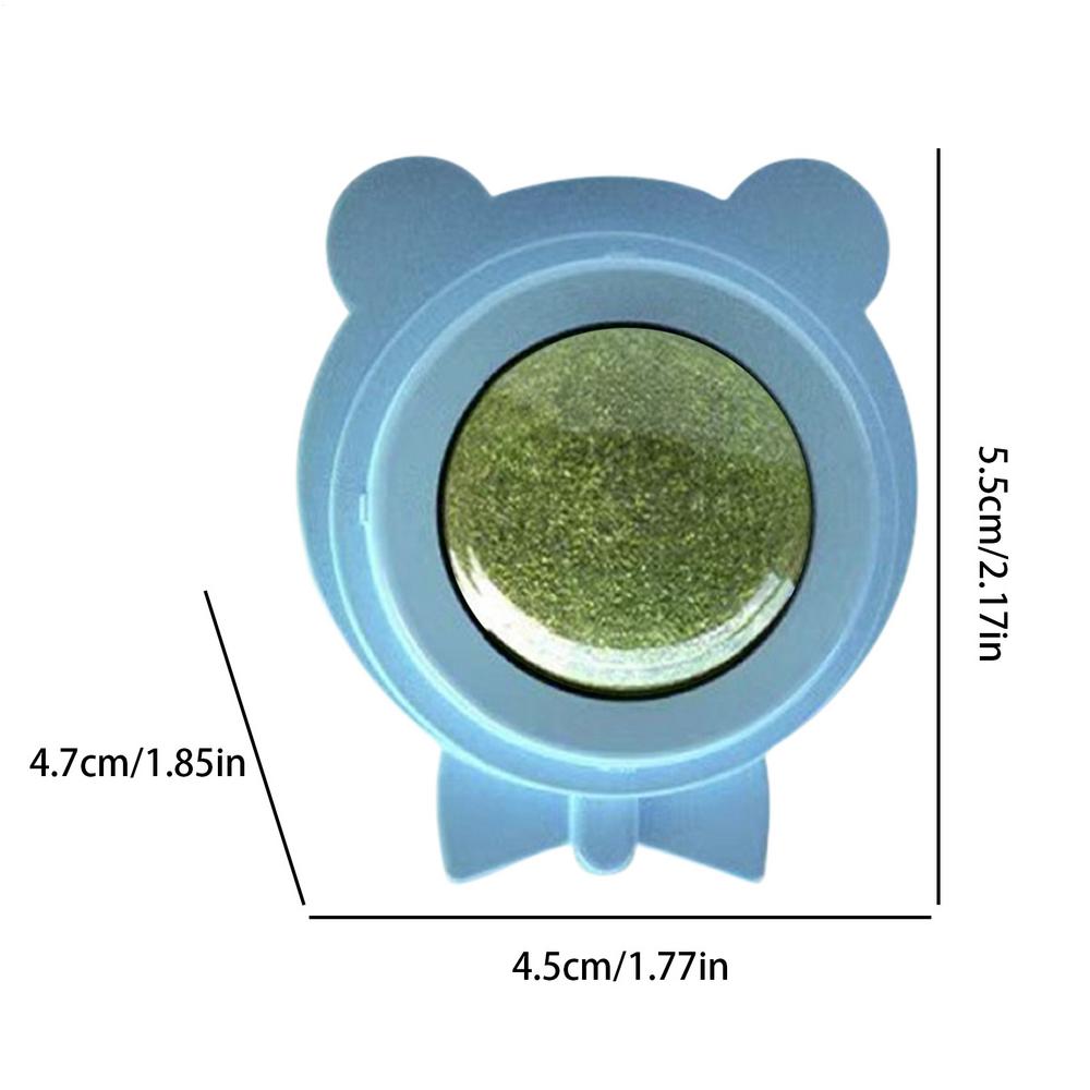 Silvervine Catnip Wall Balls Kitten Cat Teeth Cleaning Toys Lick Safe Silvervine Healthy Catnip Entertainment Rotatable Toys