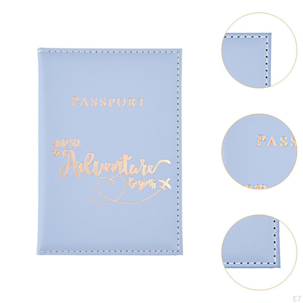 Passport Cover Portable Lightweight for Women Men Protection Wallet
