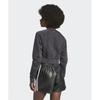 Adidas Washed Cropped Sweatshirt   Black Iw5559