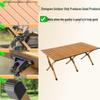 High-Quality Portable Folding Egg Roll Table with Thick Legs - Ideal for Outdoor Picnic, Camping, and Barbecue.