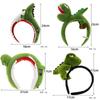Washing Face Hair Accessories Women Plush Shark Fish Cartoon Hair Hoop Hairband Dinosaur Headbands