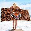 1pc tiger Print towel Sports Quick-Drying Super Absorbent Camping Towel Super Soft Lightweight Gym Swimming Yoga Beach Towel