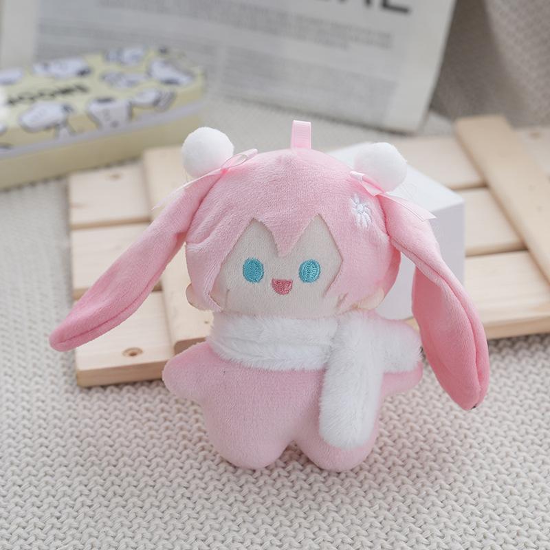 

Hatsune Miku Plush Doll Cute Toy Trendy Figure Keychain Bag Charm Stuffed Animal Doll Pendant Accessory For Fans Gift Anime