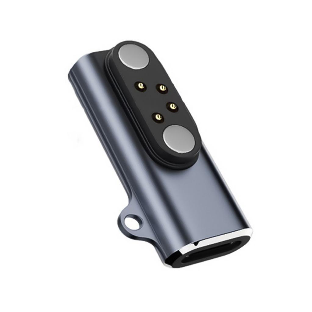 Replaceable Magnetic Charging Cable Adapter for Wireless Bone Conduction Headphones Portable 4pin Connector Head