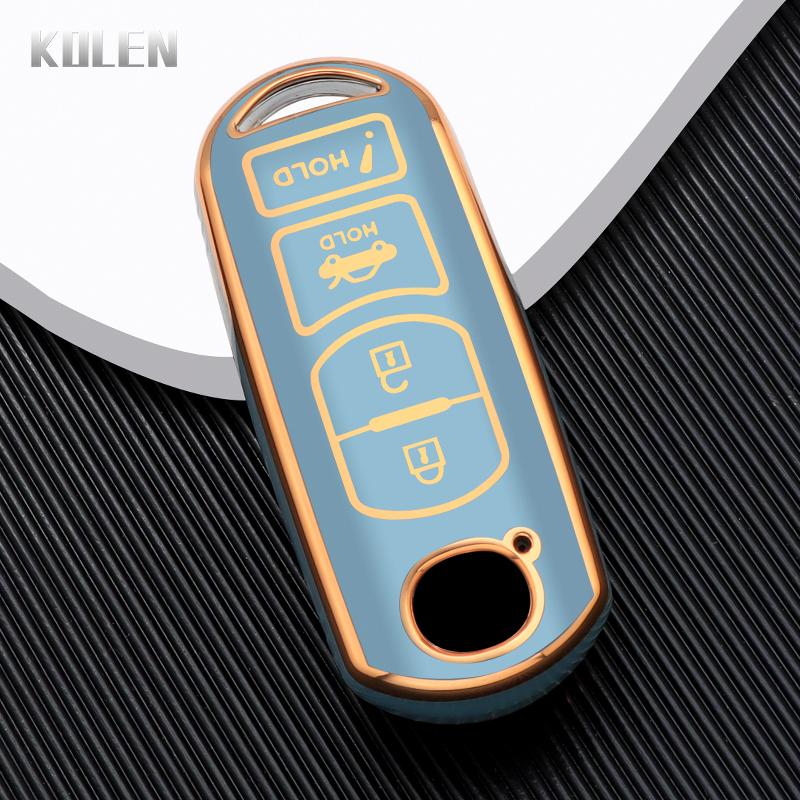 New Tpu Car Remote Key Case Cover Shell For Mazda 2 3 6 Atenza Axela Demio Cx-5 Cx5 Cx-3 Cx7 Cx-9 2 3 4 Buttons Protected Fob