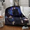 1pc Wednesday Cozy Print Blanket Lightweight Warm Flannel Throw Blanket For Sofa, Bed, Living Room