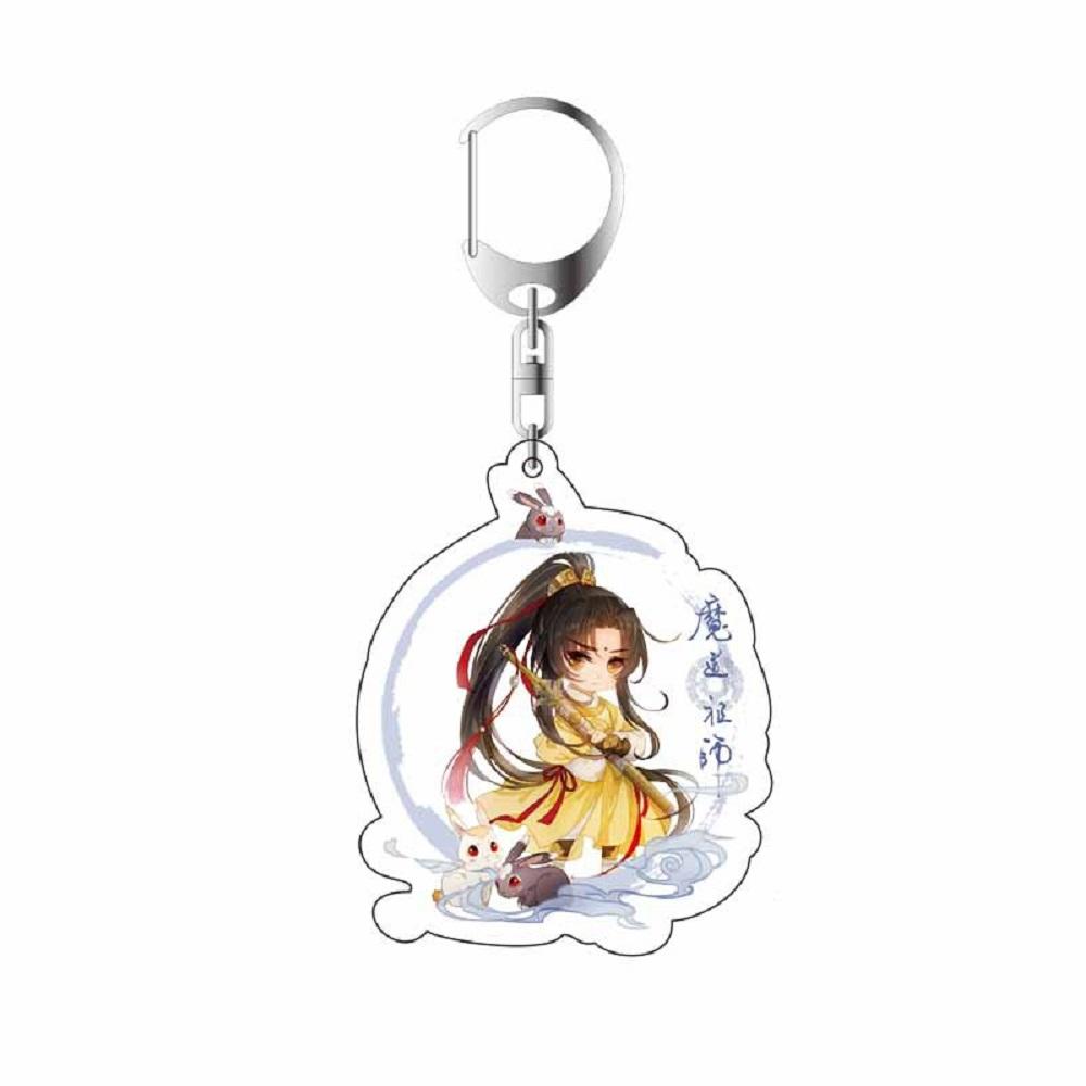 

6CM Grandmaster of Demonic Cultivation Keychain Cosplay Figure Keyring Jewelry Fans Gift Mo Dao Zu Shi Cute Acrylic Key Chain 6 cm