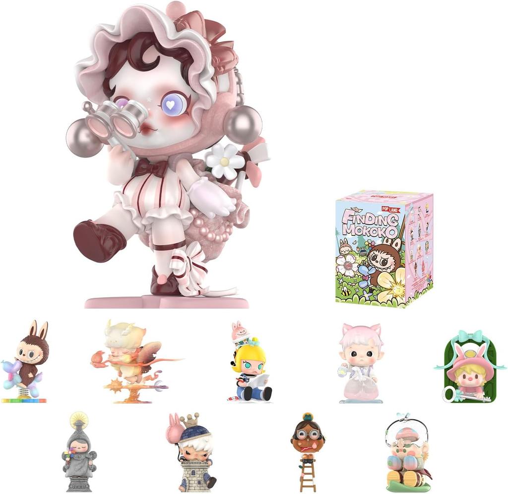 POP MART Find The MOKOKO Series Figures, Blind Box Figures,Holiday Birthday Gifts, Single Box