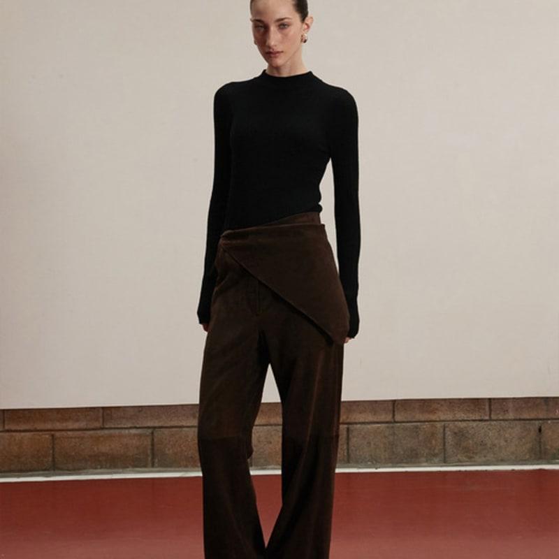 VERDEMAR Italian Suede Bandana_Deep Brown