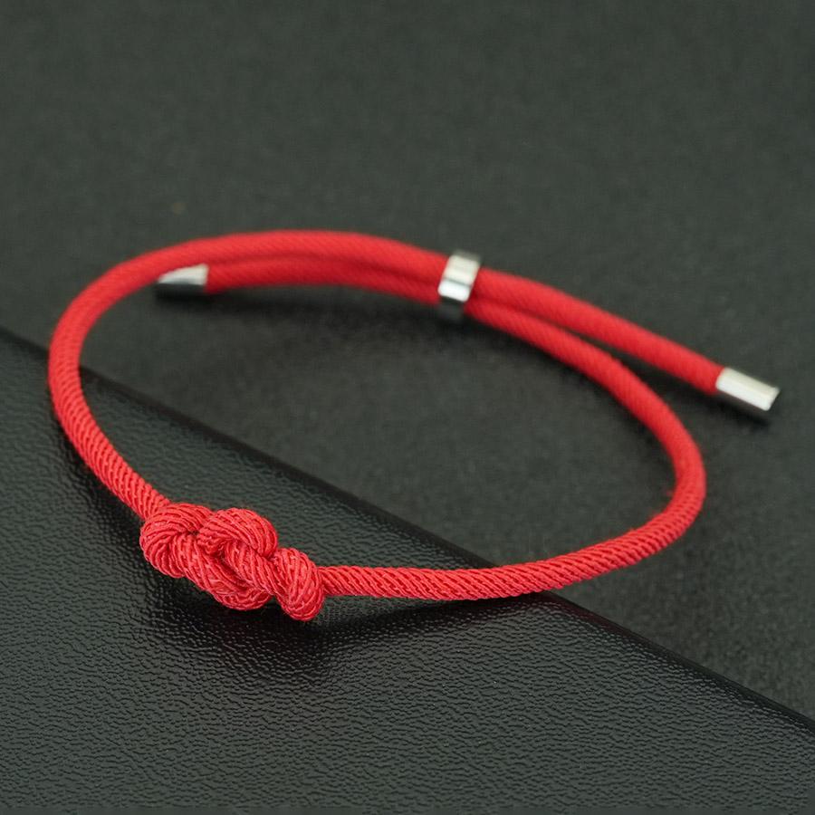 Noter Handmade Lucky Knot Rope Bracelet Unisex Selected High Quality 3mm String No Fading No Allergies Skin Friendly Materials