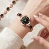 Diamond Studded Watch Strap Quartz Watches with Adjustable Bracelet Women Wristwatch  Women Girl