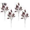 Durable Faux Plant Accents for Home Realistic Artificial Flowers Autumn Decoration, Silk Floral Reusable Harvest Festival Flower Stems Branches