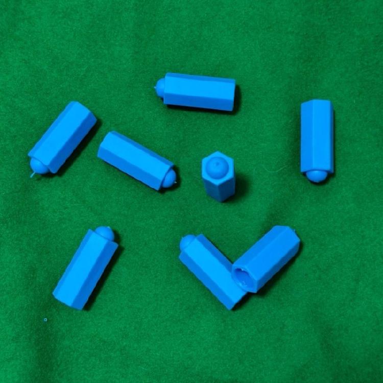 10pack Durability Resins Pool Cue Ferrules Pool Cue Ferrules Billiard Protective Flexible Billiard Accessories