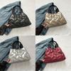 Stylish Versatile Large Capacity Tote Bag For Women In Black Gold Silver Red Green