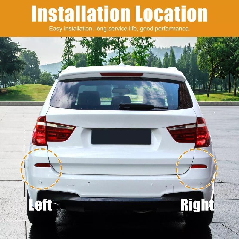 Rear Reflector Brake Light Turn Signal Lamp For BMW X3 F25 2011 2012 2013 2014 Reflective Strips 63147217315 63147217316
