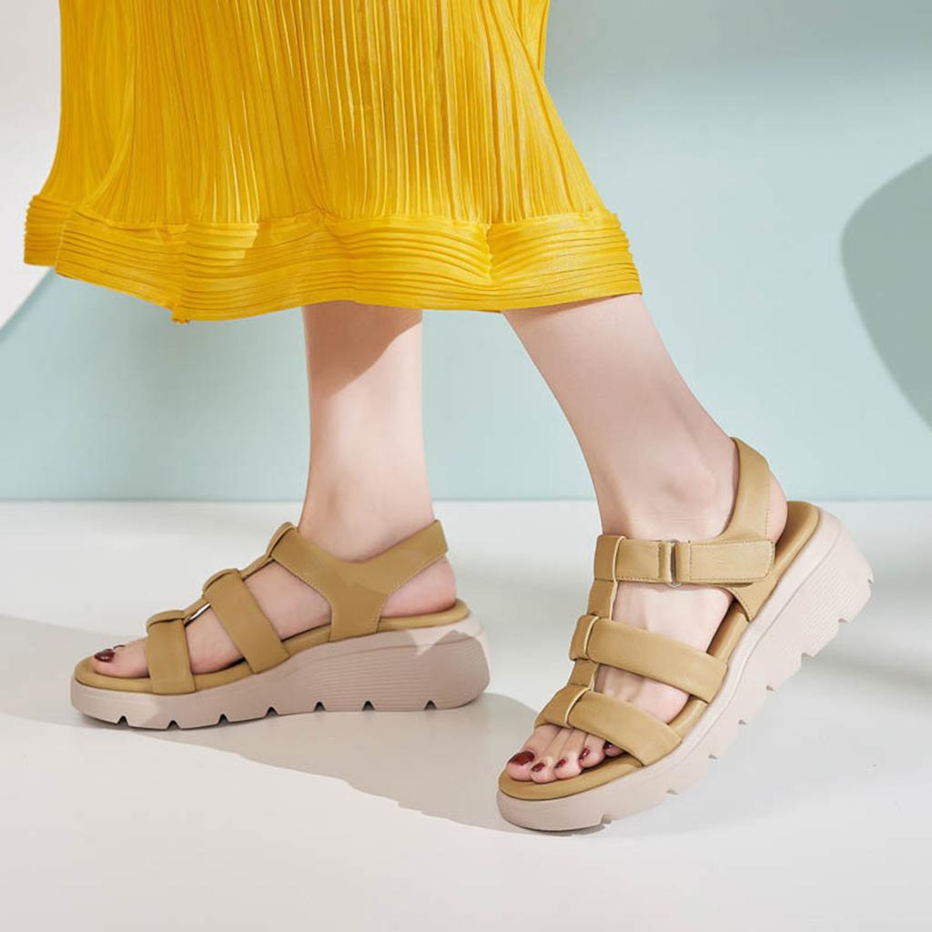 Women'S Casual Sandals Walking Sandal Lightweight Cushioned Hiking Shoes Summer Platform Shoe For Women Slingback With Straps