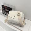 Autumn Winter Corduroy Women's Single Shoulder Bag Simple Solid Color Zipper Crossbody Bag Fashi Versatile Commuter Square Bag
