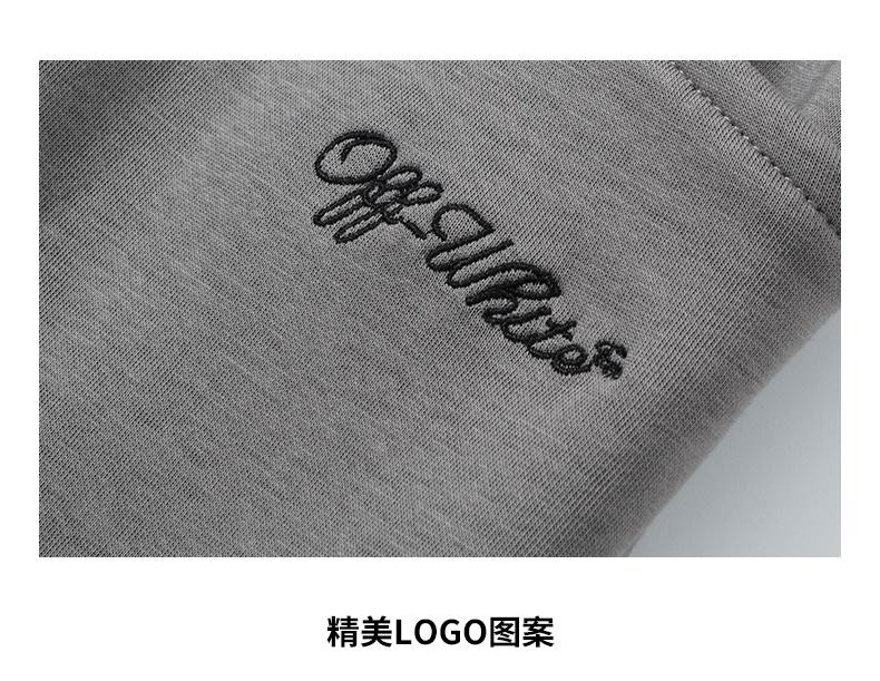 2026 Street Trendy Versatile Mid Waist Casual Pants Summer Classic Cross Arrow Logo Couple's New Pants