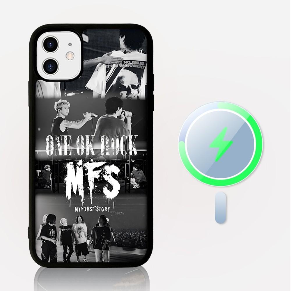 ONE OK ROCK Band Phone Case Magesafe Magnetic Wireless Charge Case For iPhone 16 11 12 13 14 15 Pro Max Plus Mini