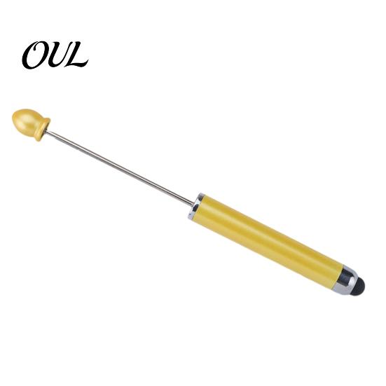 Gradient Color Touch Screen Stylus Beadable Pen for Touchscreen, Pen, High Smooth Drawing Pad Precision Writing School Office Classroom Study