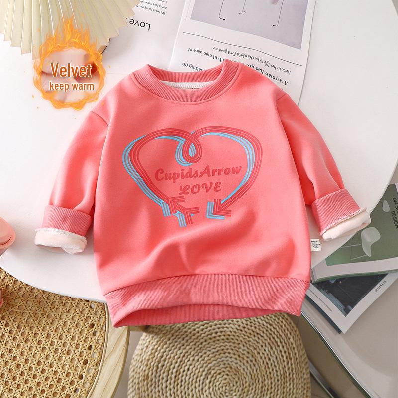 Autumn 2025 Pure Cotton Long-Sleeve Sweatshirt for Boys and Girls