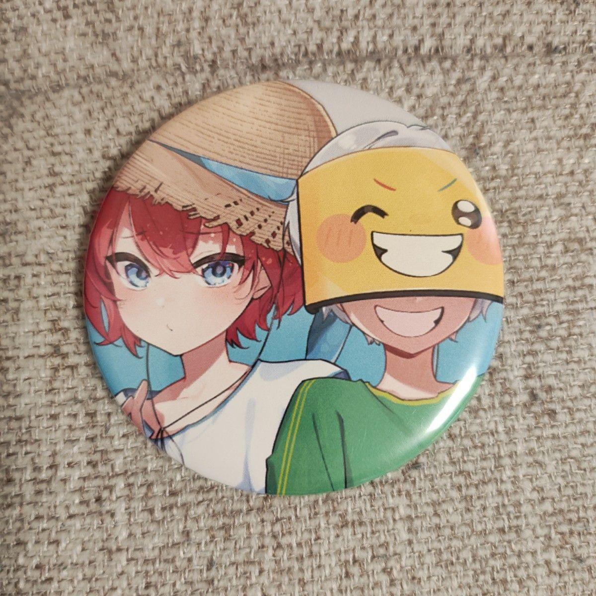 Used Shii Channel Kamikaze tin badge