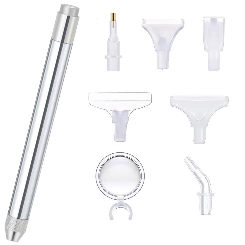 Lighting Point Drill Pen Magnifying Glass LED Lighting Sticker Drill Pen Diamond Painting Tool Accessories Replacement Pen Heads