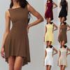 Sexy Women Slim Fit Spice One Line Collar Dress