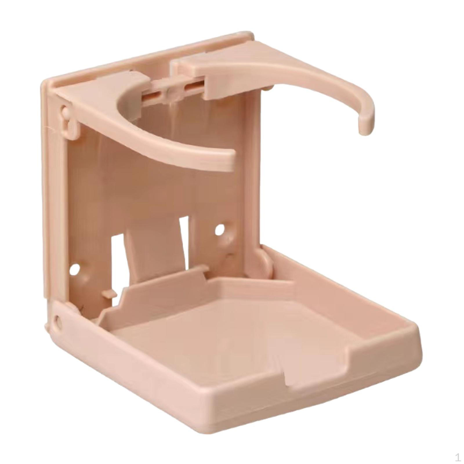 

Регулируемый складной автомобильный держатель для напитков, практичная элегантная подставка для кофейной чашки бежевый