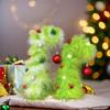 Christmas Feather Christmas Tree Ornaments Table Fireplace Scene Layout Decoration