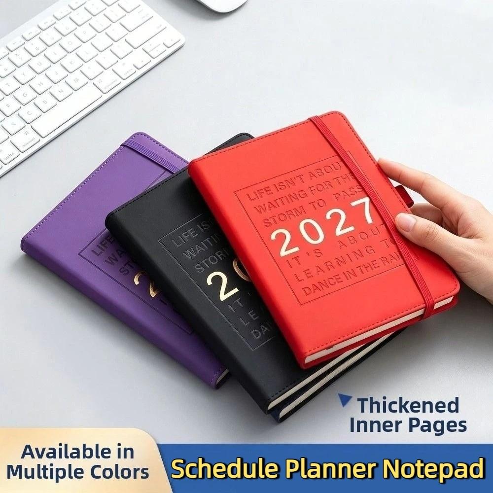 English 2027 Schedule Planner Notepad 12 Months To-do List Notebook  School Office Supplies