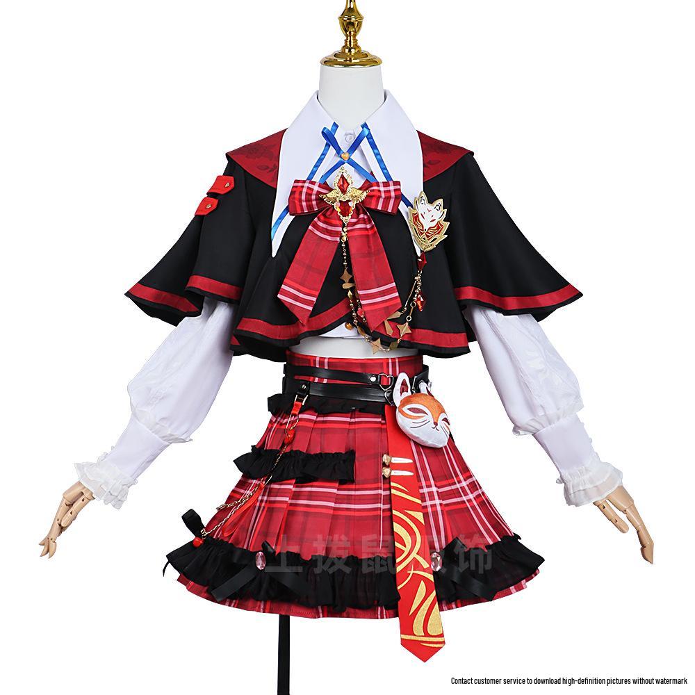 Yu Linglong Naraka: Bladepoint Akabane Školní uniforma Ženský Cosplay kostým