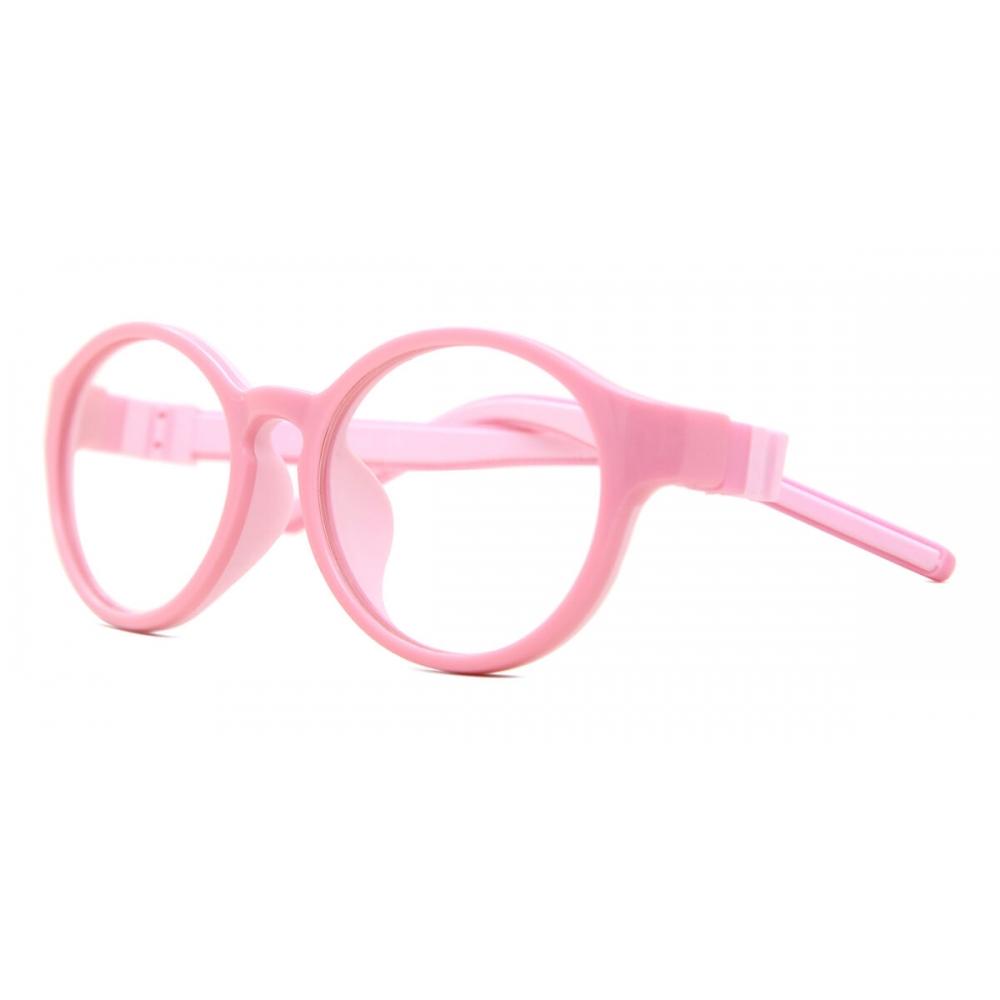 Full Rim Round Light Pink Smartbuy Kids Rhi K7b Fashion Kids Eyeglasses
