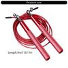 Adjustable Fitness Exercise Rope Telescopic Jump Rope 360 Degree Swivel Bearing Workout Exercise Jump Rope Enduring