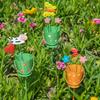 Butterfly Garden Stakes Colorful Metal Ornaments for Outdoor Decor,Patio&Lawn Flower Pot Accents Desk Decoration,Christmas Decor
