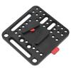 V Mount Lock Battery Plate Aluminum Alloy V Lock Battery Quick Release Plate for Photograph Camera Power Supply