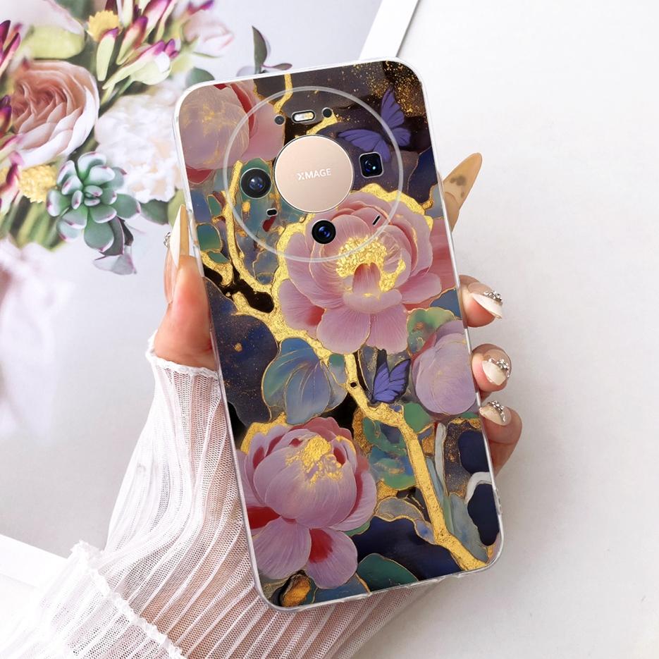 For Huawei Mate 80 5G Case VYG-AL00 Stylish Butterfly Painted Cover Soft Slim Phone Case For Huawei Mate 80 Pro Mate80 5G Fundas
