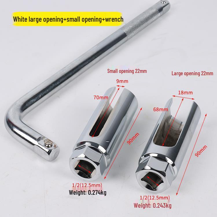 22mm Lambdasonden-Entfernungswerkzeug für Auto - Steckschlüssel für vordere und hintere Sensoren