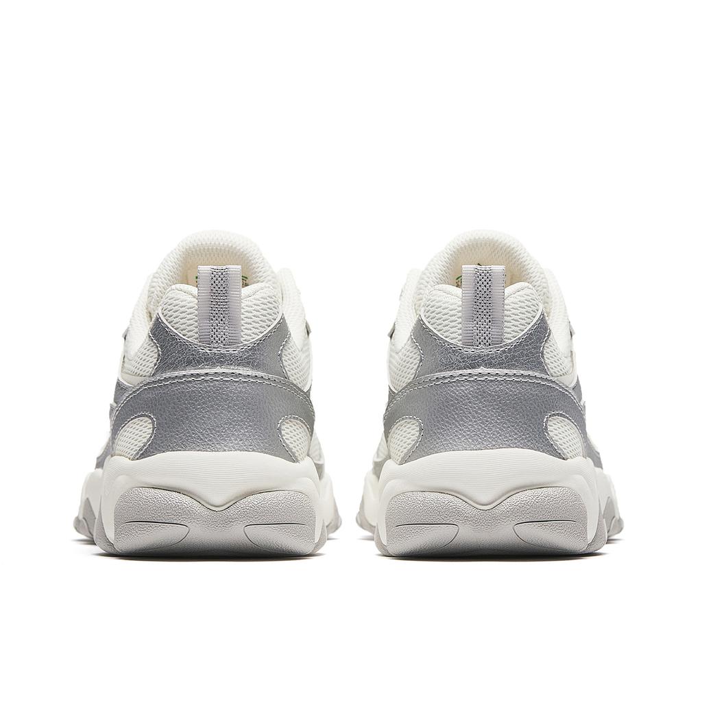 Anta Abrasion Resistant Slip Resistant Casual Shoes Women's White Silver 922618888-1