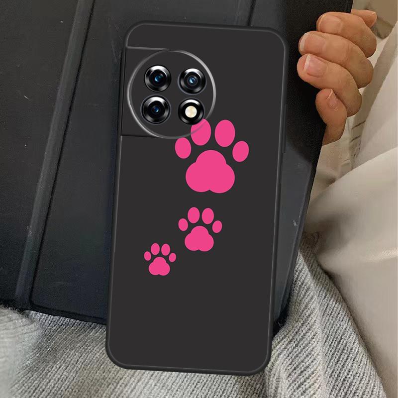 Dog Paw Case For OnePlus Nord 5 CE 2 3 4 Lite N10 N20 N30 OnePlus 13 12 11 10T 13s 10R 12R 13R Cover