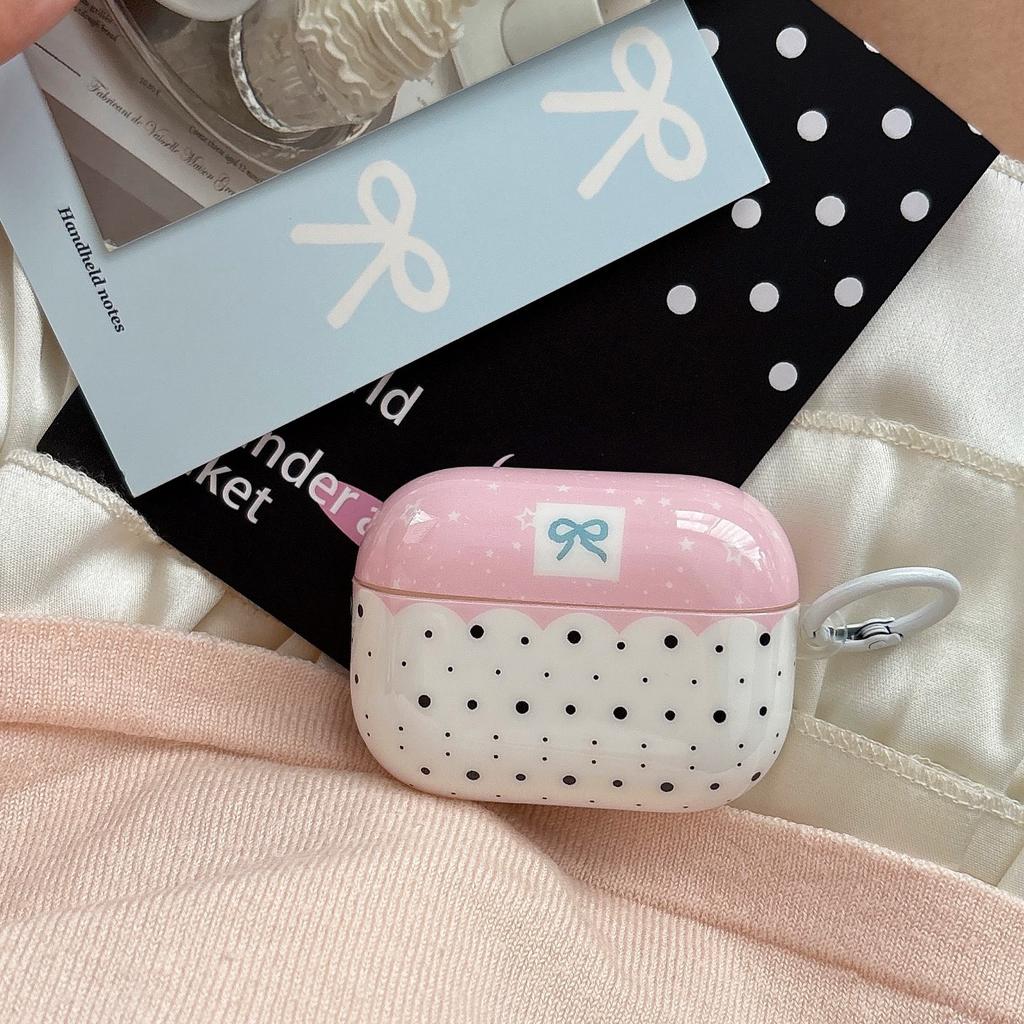Imd simple polka dot butterfly for apple AirPods 1 earphone case airpodspro1 bluetooth earphone soft case