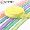 5/10Yards Meetee 12mm Ruffled Elastic Band Colorful Pleated Stretch Lace Trim Headdress Ribbon DIY Garment Sewing Accessories