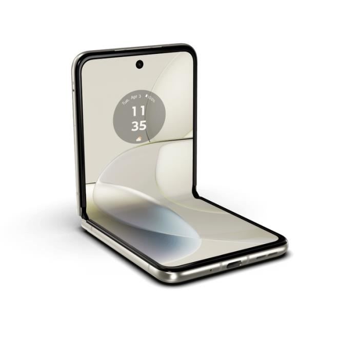 Smartphone - Motorola - Razr 40 crème - Double caméra - Android - 256 Go