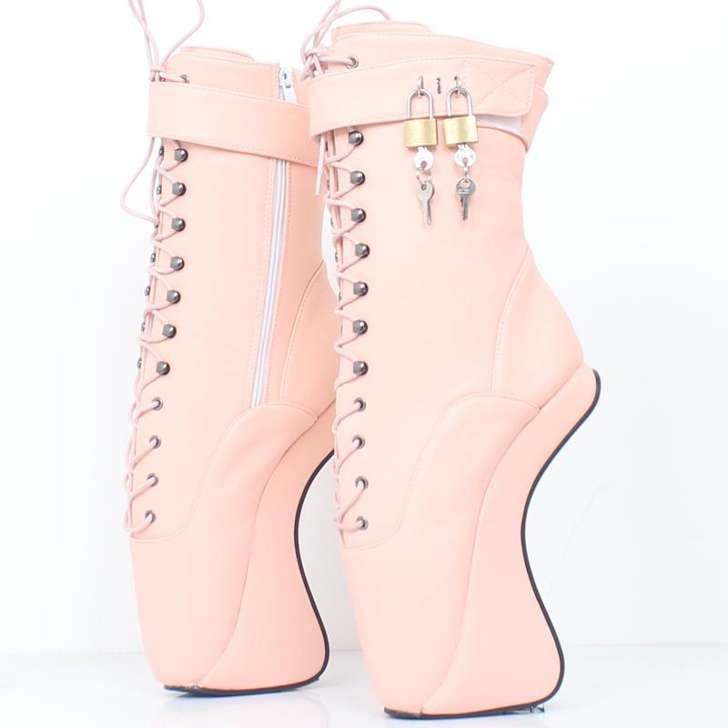 Scarpe Donna Punta Aperta Stivaletti Estivi Donna CUTEHEELS - Punta Aperta E Tacco A Blocco Con Cerniera Stivaletti Rete Traforati