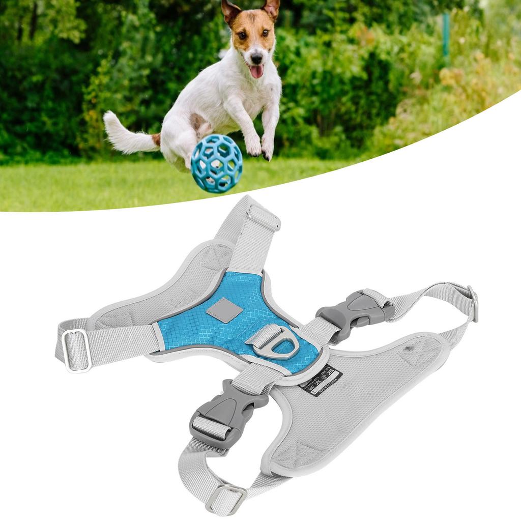 Pet Leash Vest Reflective Stripe Harness Adjustable Oxford Cloth Cat Dog Outdoor Walking