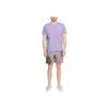 PUMA X Rib Collars Tee With Brand Logo Print Short Sleeve Round Neck Men Tops Violet 531143-16
