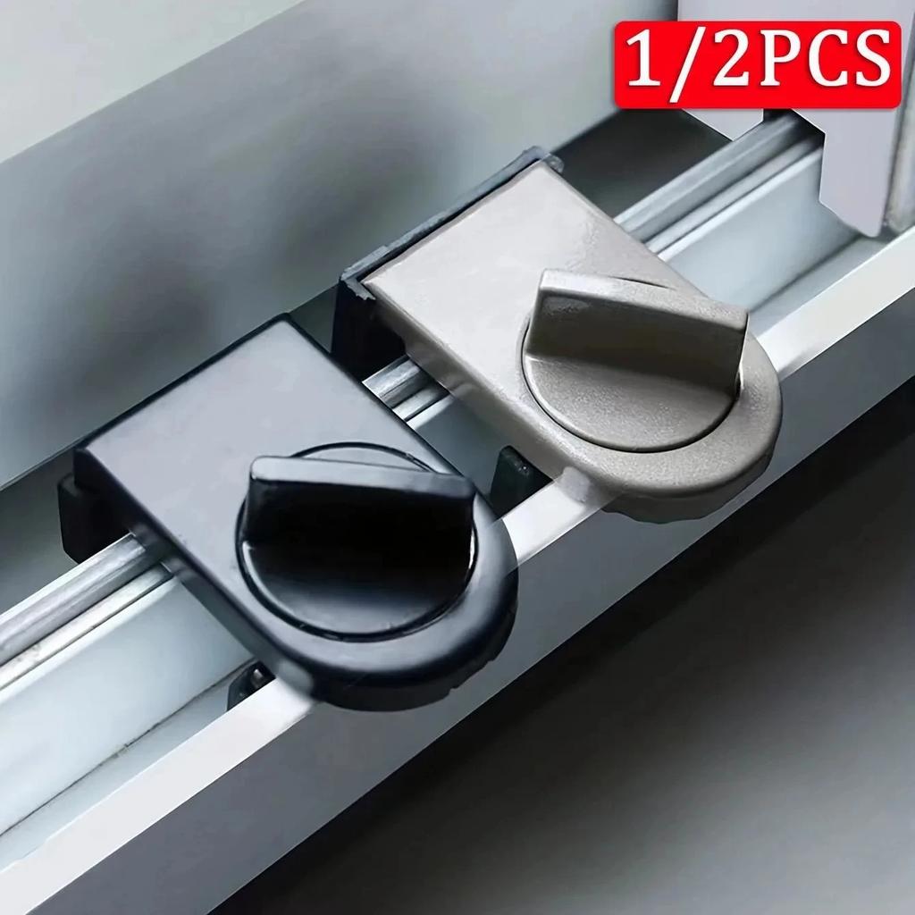 Sliding Sash Stopper Cabinet Lock Straps Door Security Anti-theft Lock Window Sliding Doors Lock Safety Hardware Accessories