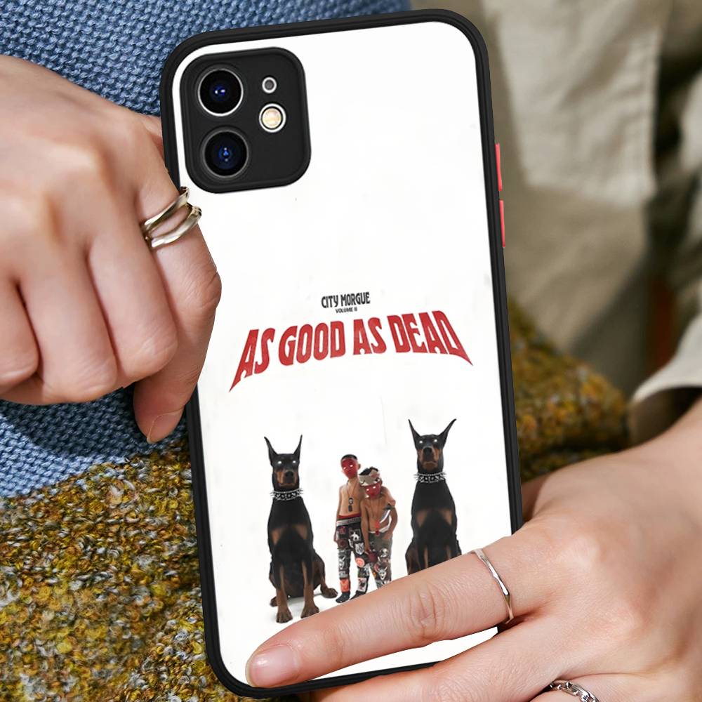 C-City M-Morgue Zillakami Phone Case For IPhone 11 12 13 14 15 16 Pro Plus X XS MAX Matte Bumper Shockproof Cover